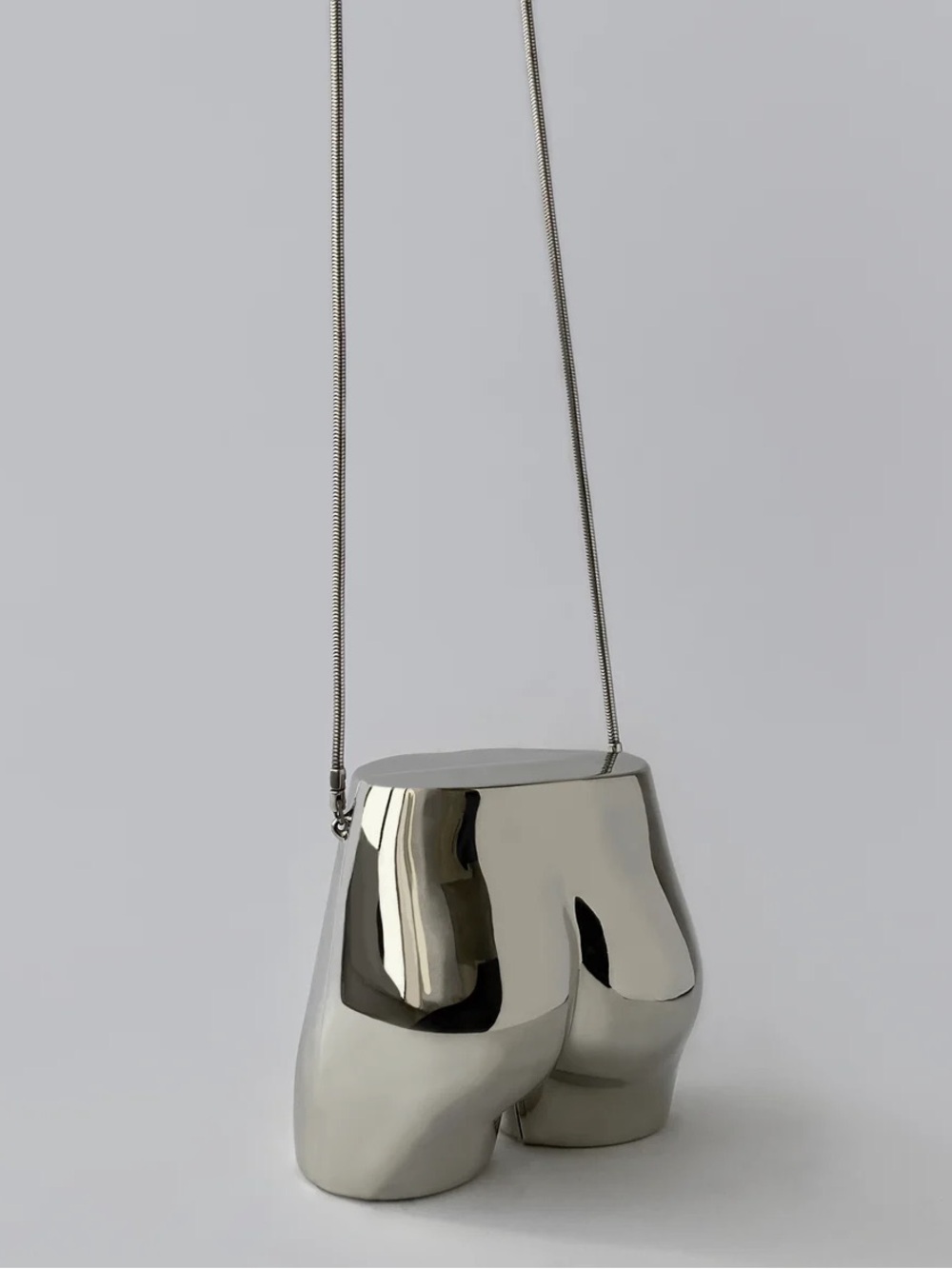 Novelty Butt Bag Silver
